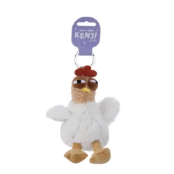 Keyring Fluffy Chick Cream
