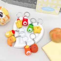 Keyring Kenji Fast Food Set