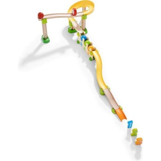 Kullerbü Knikkerbaan - Basisdoos - Knikkerbaan Getallen- En Kleurenrally