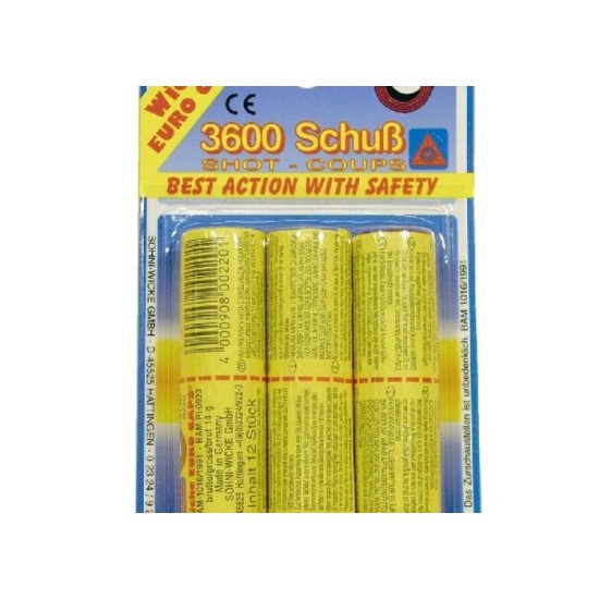 Klappertjes/Amorces (3 Rol/100 Schots)