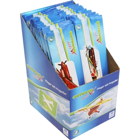 Actief Buitenvliegtuigje Van Polystyreen Lengte 18 Cm Diverse Kleuren.