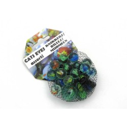 Knikkers Kattenogen 20+1