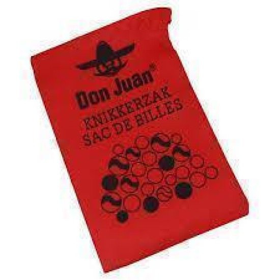 Knikkerzak Zwarte Opdruk