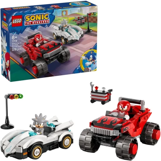 Sonic Silvers Auto Vs. Knuckles Monstert