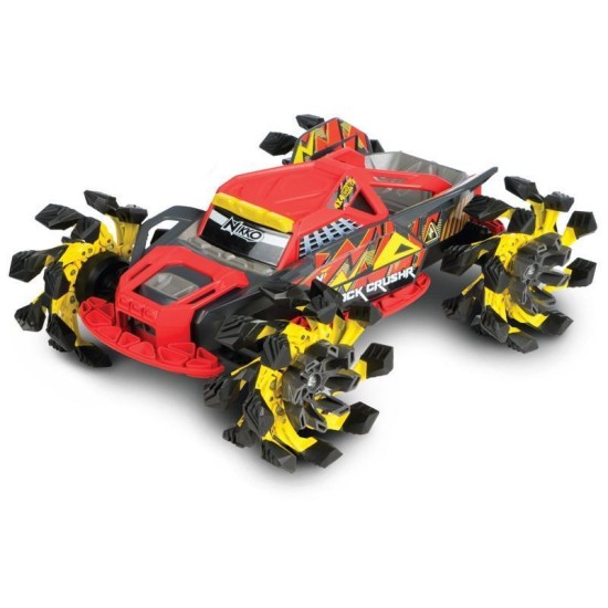 Auto Rc Nikko Rock Crushr: Red Lightning