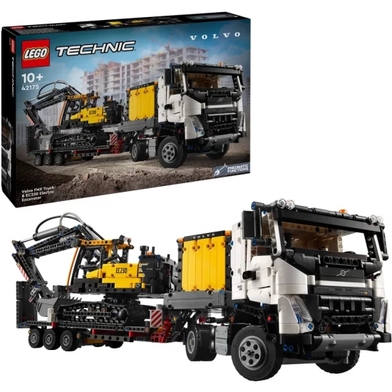 Lego Technic 42175 Volvo Fmx Lkw Mit Ec230 Electric Raupenbagger Lego Technic 42175 Volvo Fmx Lkw Mit Ec230 Electric Raupenbagger