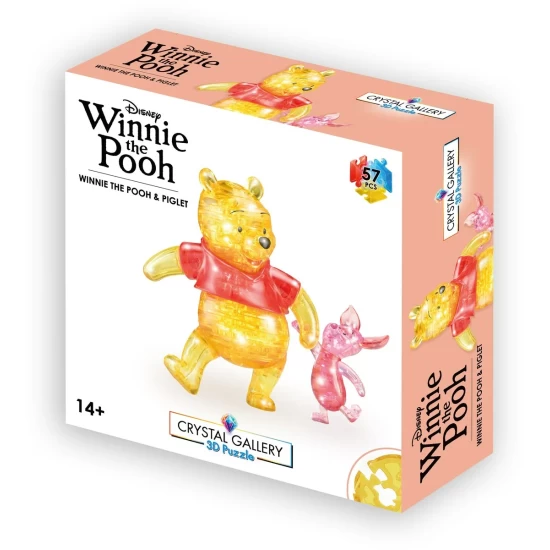 Crystal Gallery - Disney Pooh & Piglet (57 Pieces)