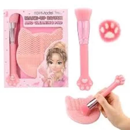 Topmodel Kwast En Cleaning Pad Kitty Beauty And Me