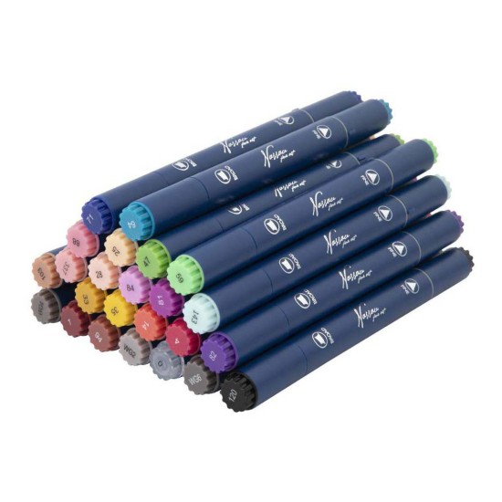 Nassau Ronde Dual Markers - 24St.