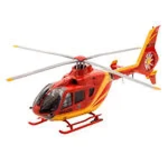 Starter Kit Airbus Helicopters Ec135 Air-Glaciers Revell Modelbouwpakket Met Basisaccessoires 1:72