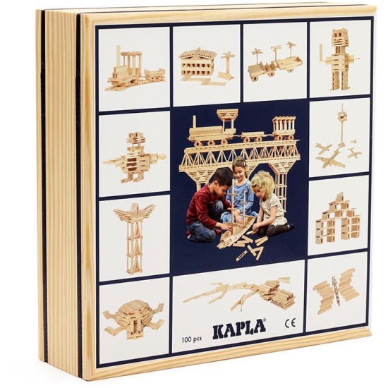 Kapla - 100 Case : 100 Natural Planks