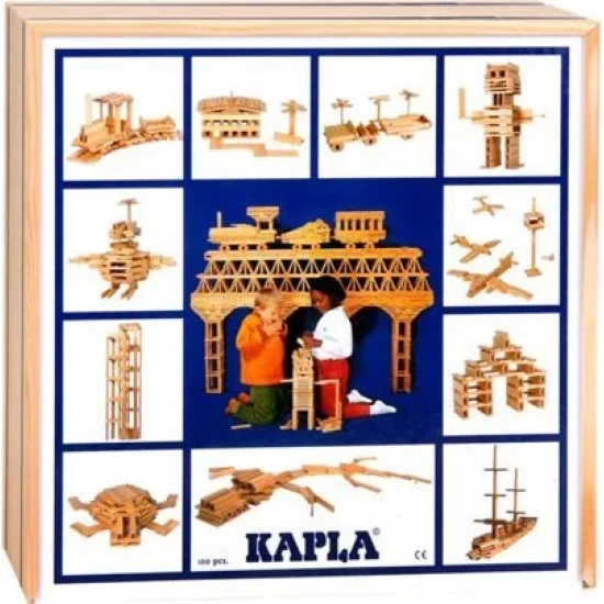Kapla - 100 Case : 100 Natural Planks
