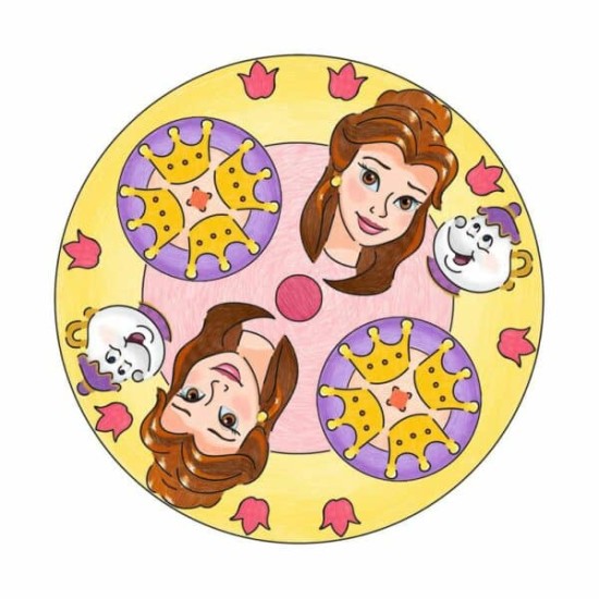 Midi Mandala-Designer Disney Prinses Midi Mandala-Designer Disney Prinses