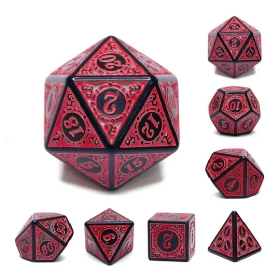 Magic Flame – Red Rpg Dice Set