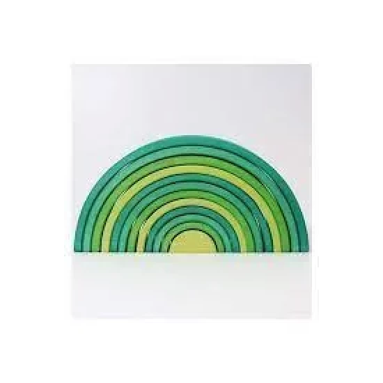 Large Rainbow Forest Green