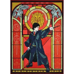 Harry Stained Glass Diamond Dotz: 52X72 Cm