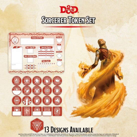 D&D Class Tokens - Sorcerer