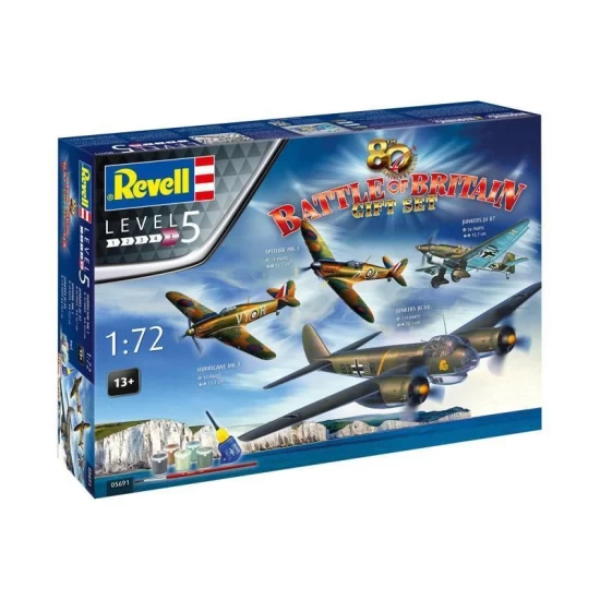 Cadeauset 80Ste Verjaardag Slag Om Engeland Revell Modelbouwpakket Met Basisaccessoires Cadeauset 80Ste Verjaardag Slag Om Engeland Revell Modelbouwpakket Met Basisaccessoires