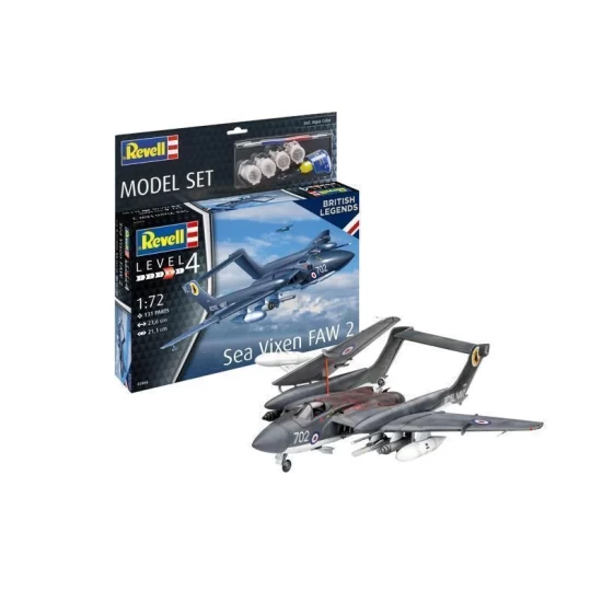 Model Set Sea Vixen Faw 2 Revell Modelbouwpakket Met Basisaccessoires