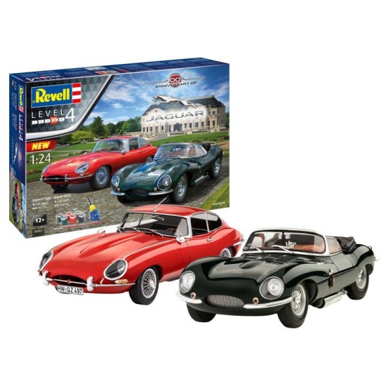 Cadeauset Jaguar 100Th Anniversary Revell Modelbouwpakket Met Basisaccessoires