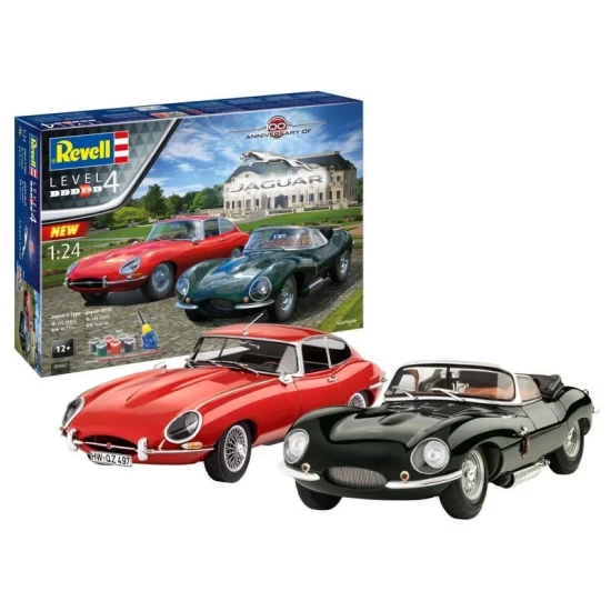 Cadeauset Jaguar 100Th Anniversary Revell Modelbouwpakket Met Basisaccessoires
