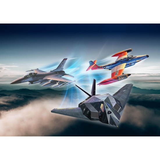 Cadeauset Us Air Force 75Th Anniversary Revell Modelbouwpakket Met Basisaccessoires