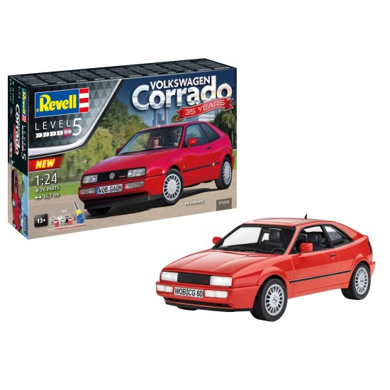 Cadeauset 35 Years Vw Corrado Revell Modelbouwpakket Met Basisaccessoires