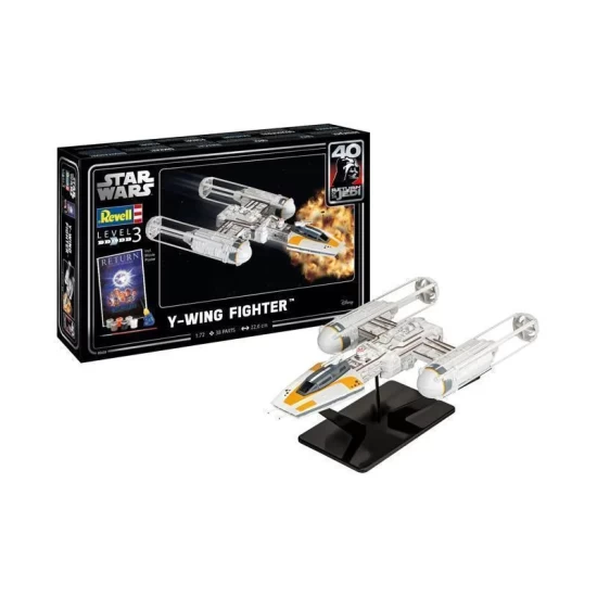 Cadeauset Y-Wing Fighter Revell Modelbouwpakket Met Basisaccessoires