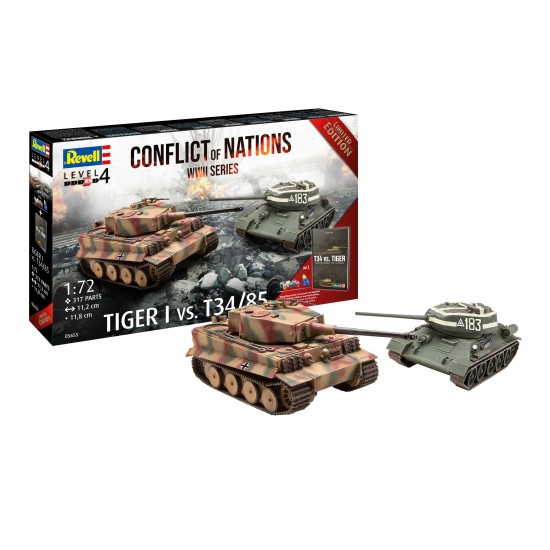 Cadeauset Conflict Of Nations Series Revell Modelbouwpakket Met Basisaccessoires