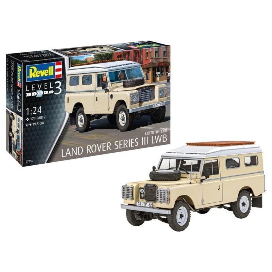 Model Set Land Rover Series Iii Lwb (Commercial) Revell Modelbouwpakket Met Basisaccessoires