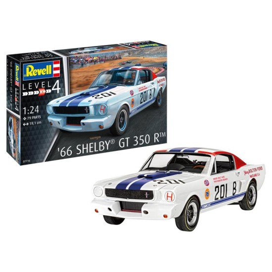 Model Set 1965 Shelby Gt 350 R Revell Modelbouwpakket Met Basisaccessoires