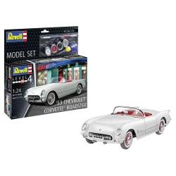 Model Set 1953 Corvette Roadster Revell Modelbouwpakket Met Basisaccessoires Model Set 1953 Corvette Roadster Revell Modelbouwpakket Met Basisaccessoires