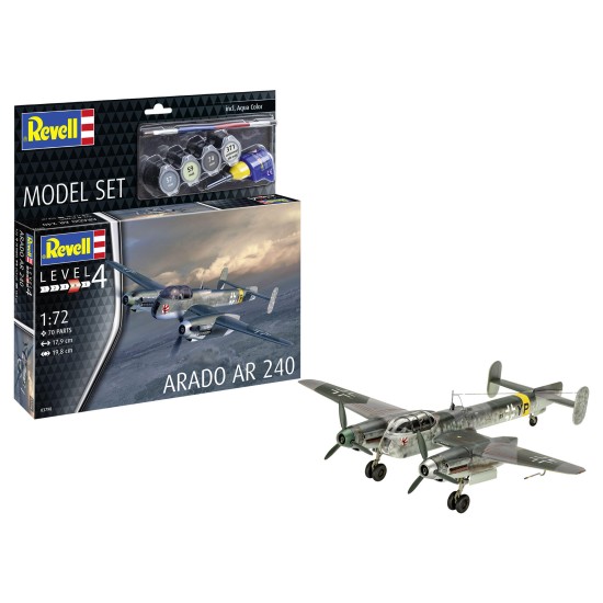 Model Set Arado Ar 240  Revell Modelbouwpakket Met Basisaccessoires