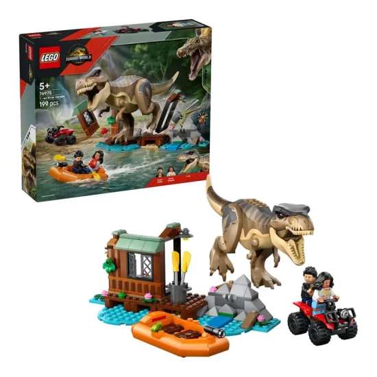 Lego Jurassic World 76975 T. Rex Rivierontsnapping