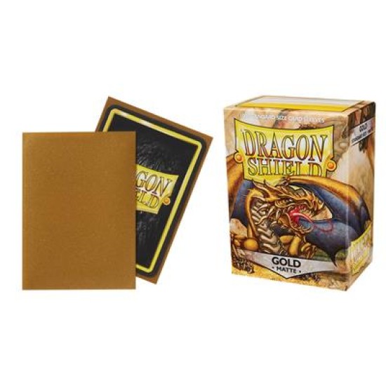 Sleeves Dragon Shield Matte - Gold (100Ct)
