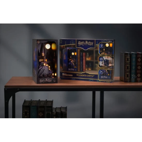 Tiny Adventures - Harry Potter Zweinstein Kasteel Boekenhoek Miniatuurwereld Van Hout