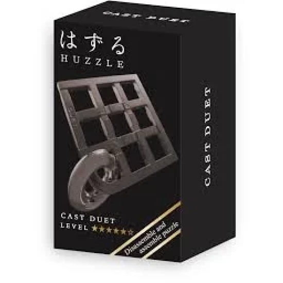 Mini Huzzle Cast Puzzle - Duet***** (Black)