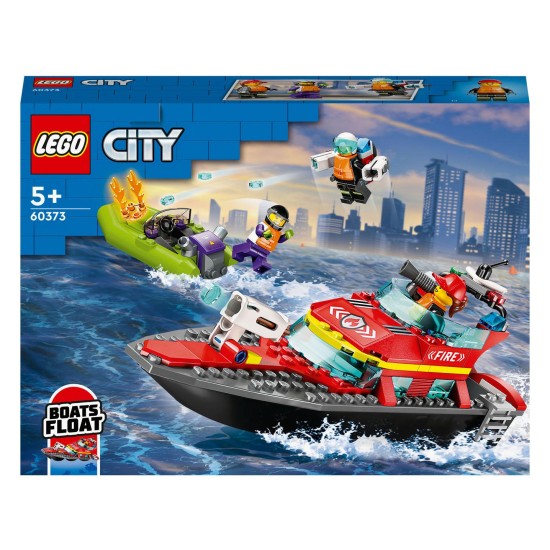 Lego City 60373 Reddingsboot Brand Lego City 60373 Reddingsboot Brand