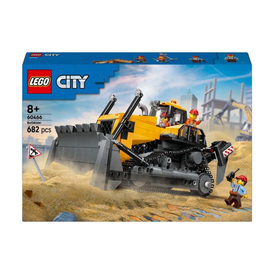 Lego City 60466 Gele Bulldozer