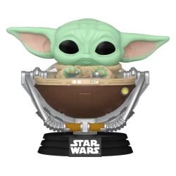 Star Wars: The Mandalorian And Grogu Pop! Vinyl Bobblehead Figure Grogu In Pram 9 Cm