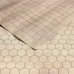 Reversible Battlemat 15 Squares  And  15 Hexes
