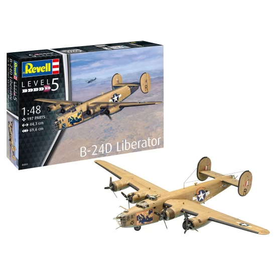B-24D Liberator Revell Modelbouwpakket B-24D Liberator Revell Modelbouwpakket