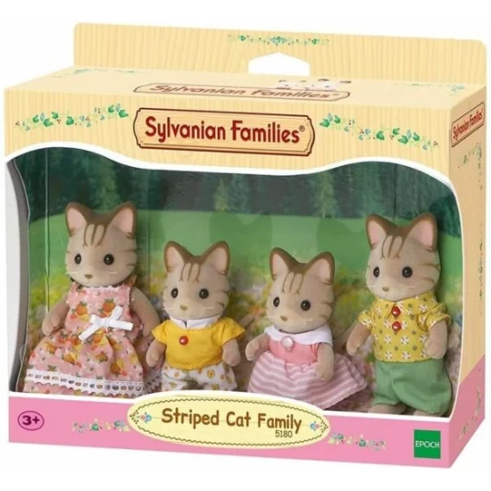 Familie Gestreepte Kat Familie Gestreepte Kat