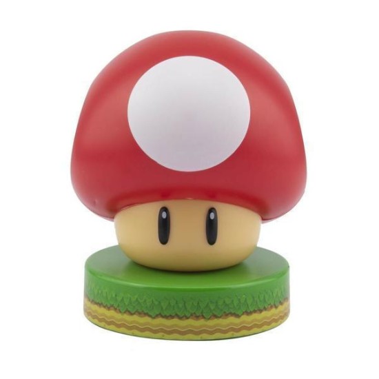 Super Mario 3D Light Mushroom 10 Cm