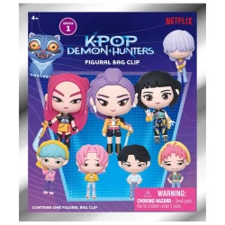 K-Pop Demon Hunter 3D Pvc Bag Clips Series 1 Display (24) K-Pop Demon Hunter 3D Pvc Bag Clips Series 1 Display (24)