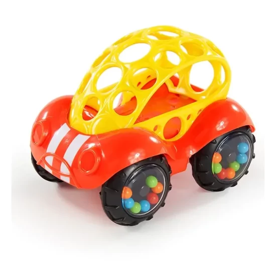 Oball Rattle & Roll Buggie Toy - Red Oball Rattle & Roll Buggie Toy - Red