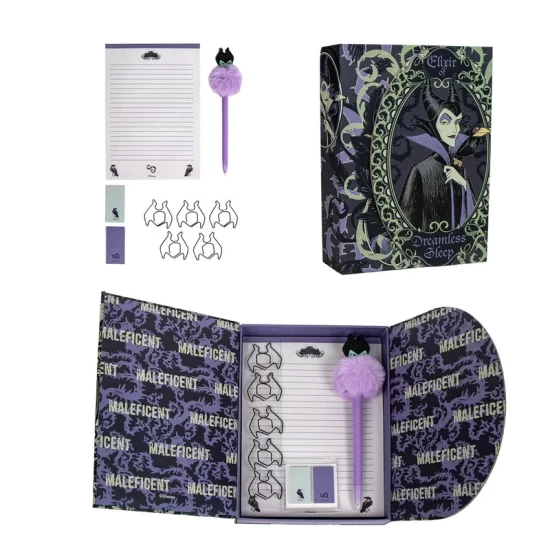 Disney Villains Stationery - Set 4 Pieces