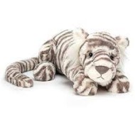 Jellycat Sacha Snow Tiger Little Jellycat Sacha Snow Tiger Little