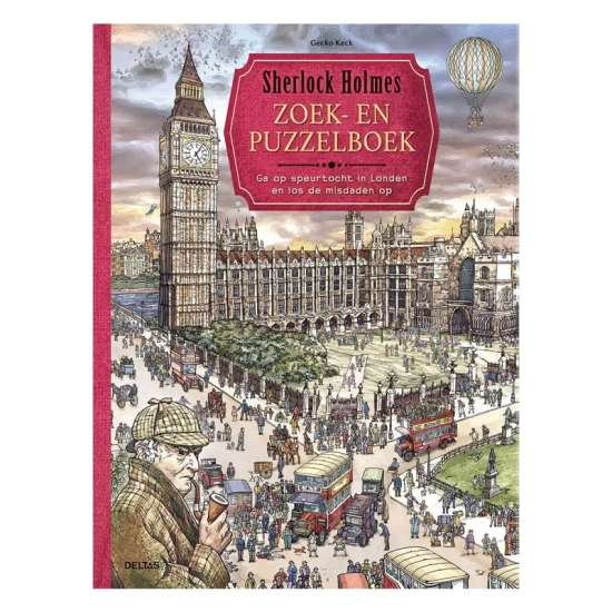Sherlock Holmes Zoek- En Puzzelboek