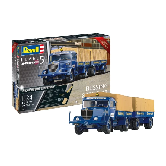 Büssing 8000 S 13 Mit Trailer Platinum Edition Revell Modelbouwpakket